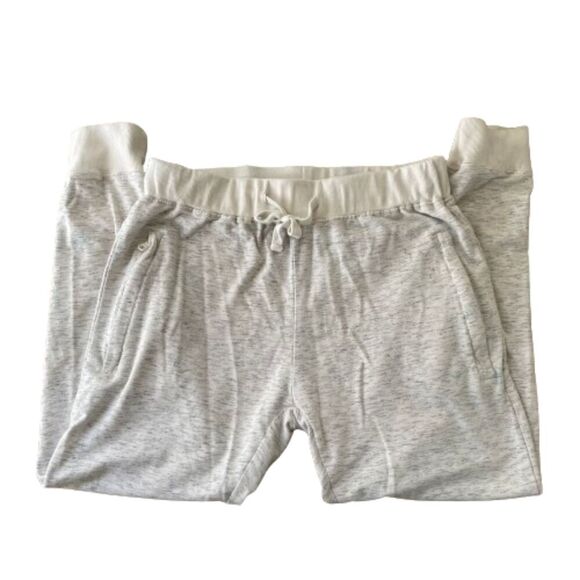 Mono B Sweat Joggers Womens LARGE Natural Heather Sweats Zipper‎ Pockets *READ* - Picture 3 of 12